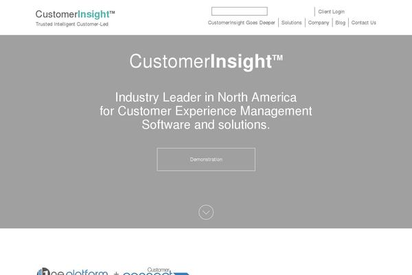 customerinsight.ca site used Customerinsight