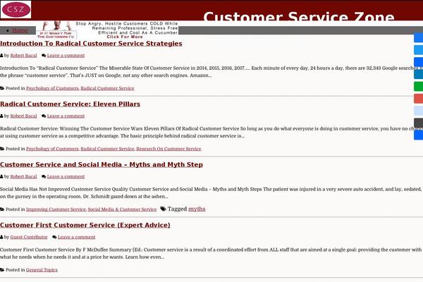customerservicezone.com site used Easywp-child