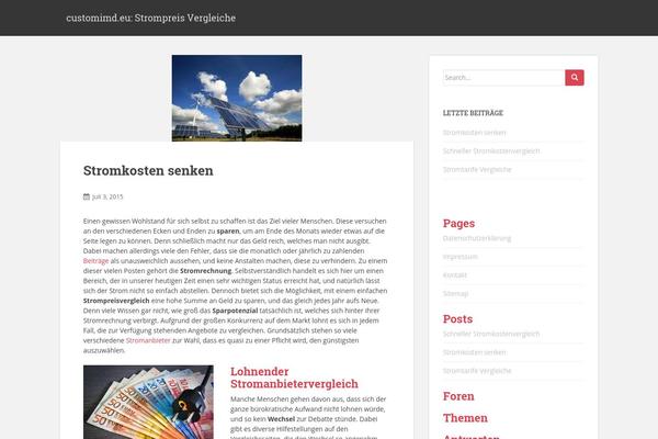 WordPress website example screenshot