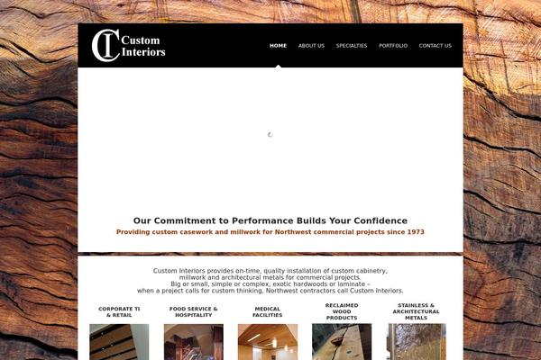 Coherence theme site design template sample