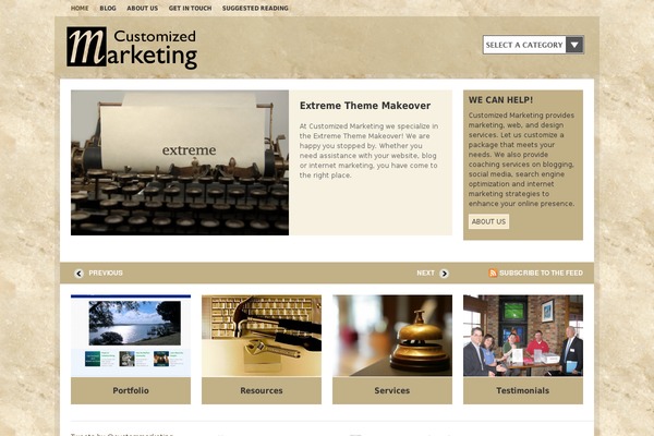 customizedmarketing.com site used Aperture_new2