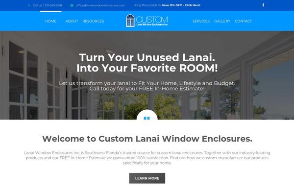 WordPress website example screenshot