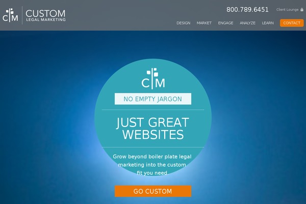Clm theme site design template sample