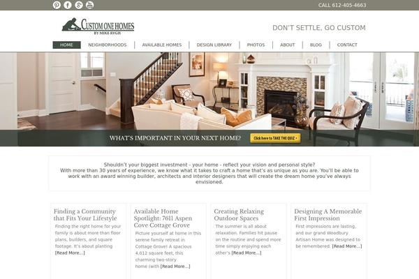 customonehomesmn.com site used Steamify