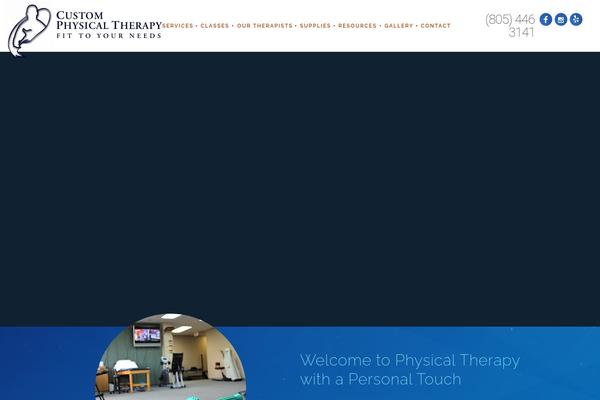 customphysicaltherapy.com site used Chiropractor-child