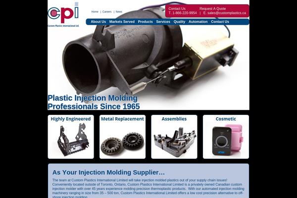 customplastics.ca site used Customplastics