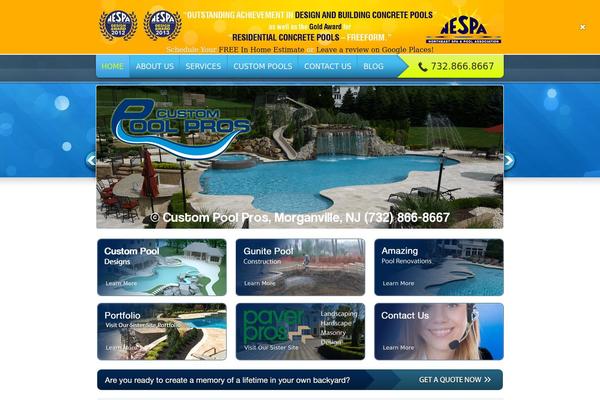 custompoolpros.com site used Custompoolpros