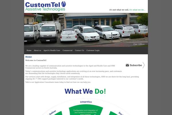 customtelat.com.au site used Customtel