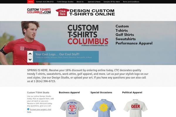 WordPress website example screenshot