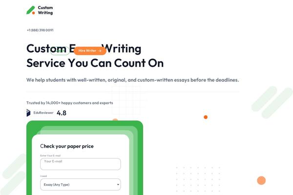 customwriting.com site used Customwriting