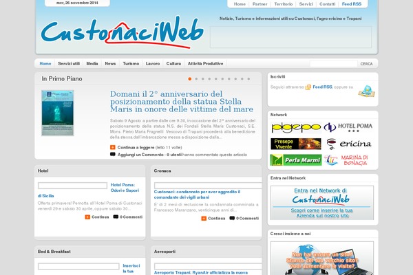 custonaciweb.it site used Custonaciweb
