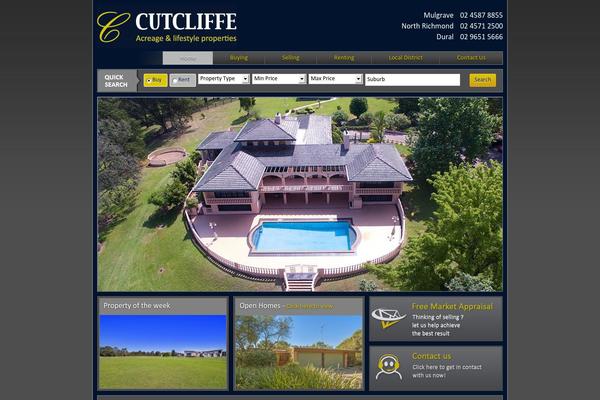 cutcliffe.com.au site used Cutcliffe