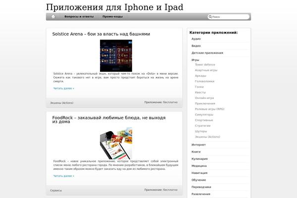 cuteiphone.ru site used iBlog