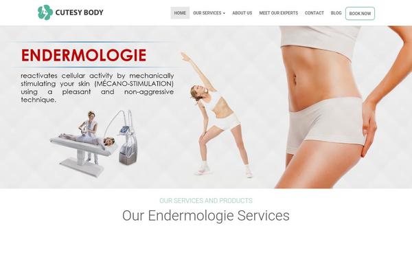 Wellnesscenter theme site design template sample