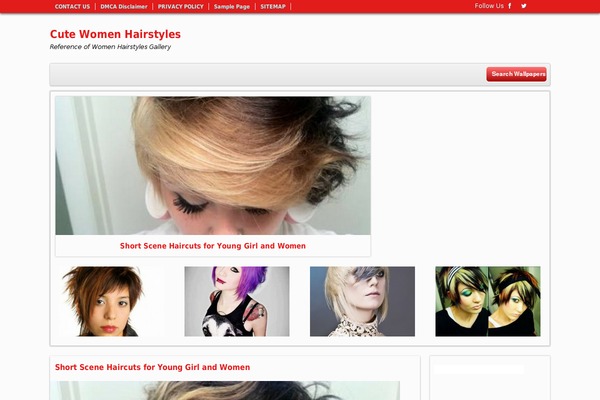 cutewomenhairstyles.com site used Wallpinv1