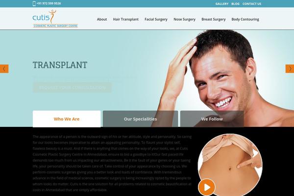 cutiscosmeticplasticsurgery.com site used Cutis