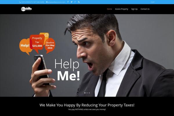 cutmytaxes.com site used Divi