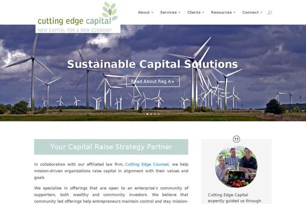 Divi theme site design template sample