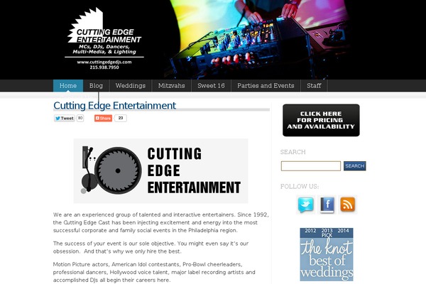 cuttingedgedjs.com site used Cuttingedge