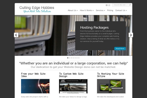 WordPress website example screenshot