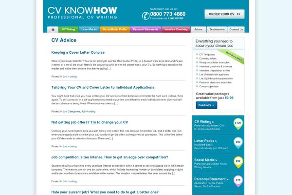 cvadvice.net site used Cvknowhow