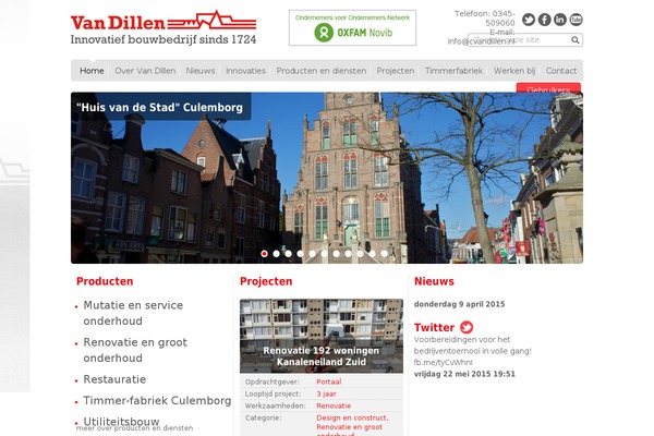 cvandillen.nl site used Vandillen