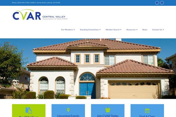 WordPress website example screenshot