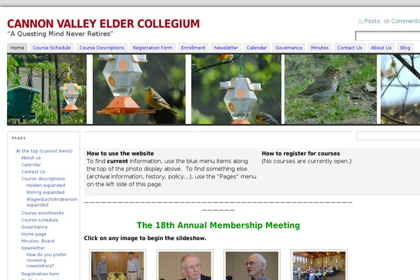 WordPress website example screenshot