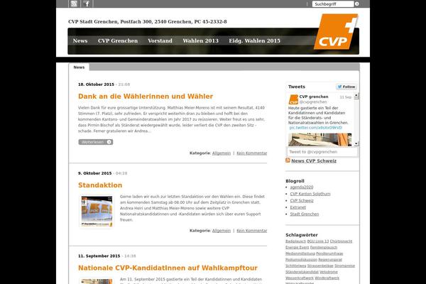 cvp-grenchen.ch site used Cvp