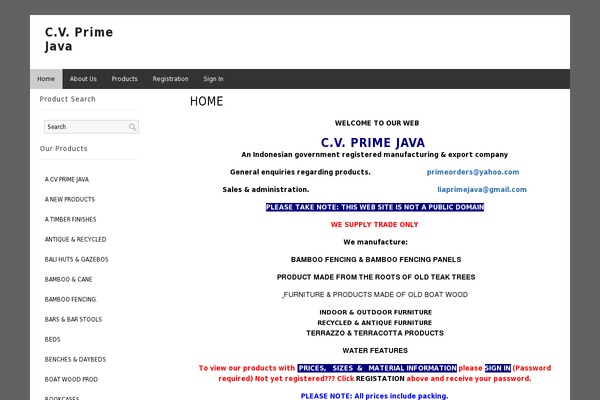 Site using Cforms plugin