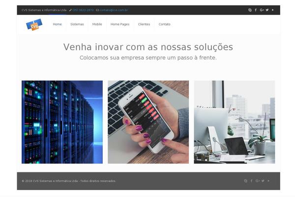 WordPress website example screenshot