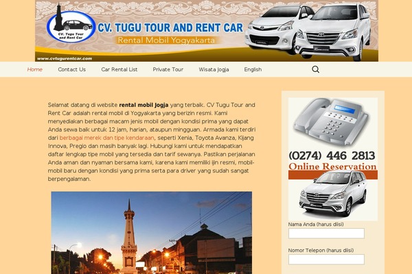 Twenty Thirteen theme site design template sample