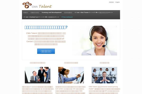 Responsive theme site design template sample