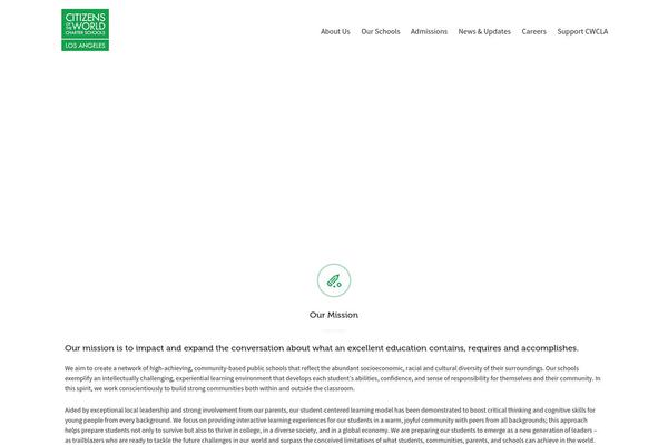 WordPress website example screenshot