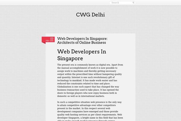 Twenty Fifteen theme site design template sample