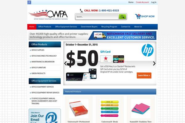WordPress website example screenshot