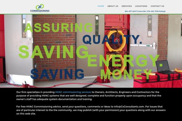 WordPress website example screenshot
