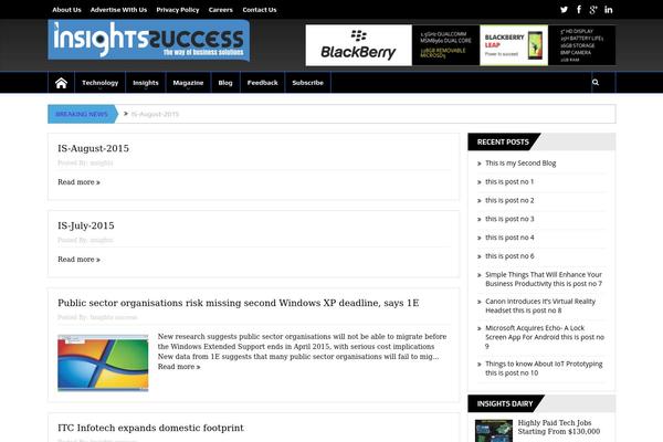 cxospeak.com site used Visualnews