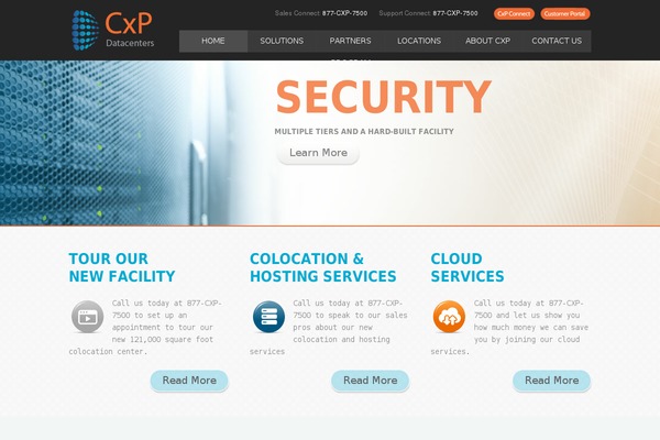 cxpdatacenter.com site used Theme1744
