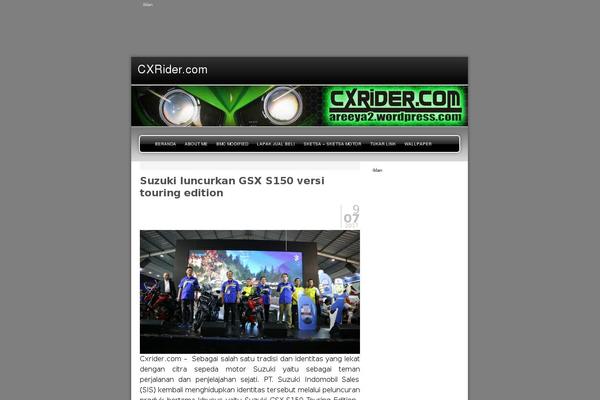 WordPress website example screenshot