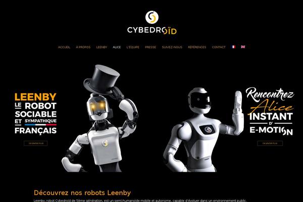 cybedroid.com site used Cybedroid