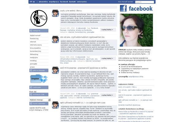 cyber-girl.net site used Facebook-addict