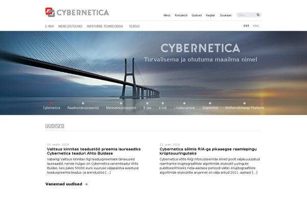 cyber.ee site used Cybernetica