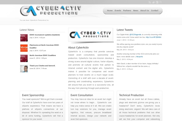 cyberactiv.ca site used Upscale