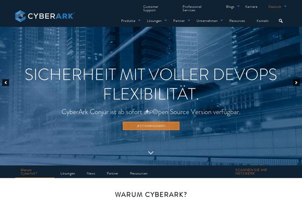 cyberark.de site used Cyberark