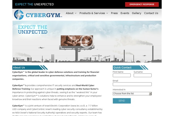 cybergym.co.il site used Cybergym