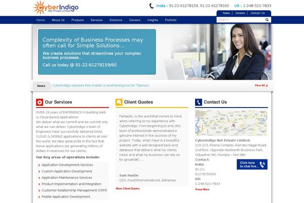 WordPress website example screenshot