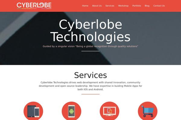 cyberlobe.com site used Your-generated-divi-child-theme-template-by-divicake-3