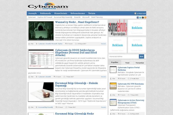 cyberoam.org site used Wplogv5