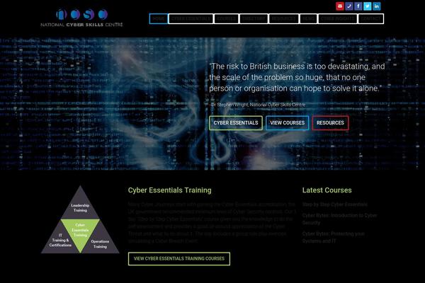 cyberskillscentre.com site used Ncsc